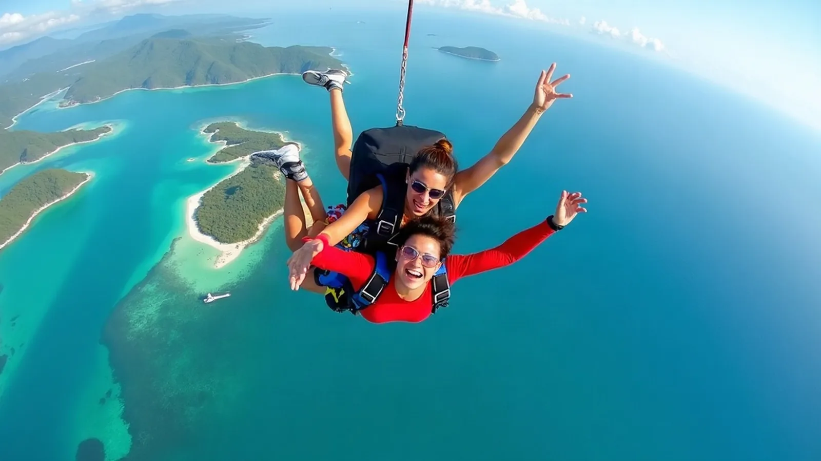Karimunjawa Skydive — svc hero (AI-generated illustrative image)